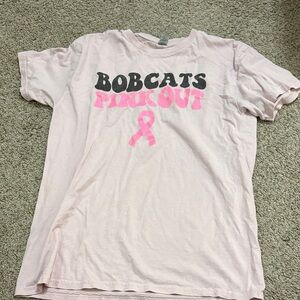 Gildan Bobcats Pink Out Kids T-Shirt